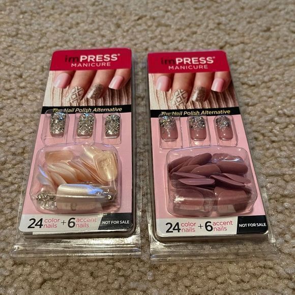 NWT 2‎ Impress Manicure Nails - Picture 1 of 1